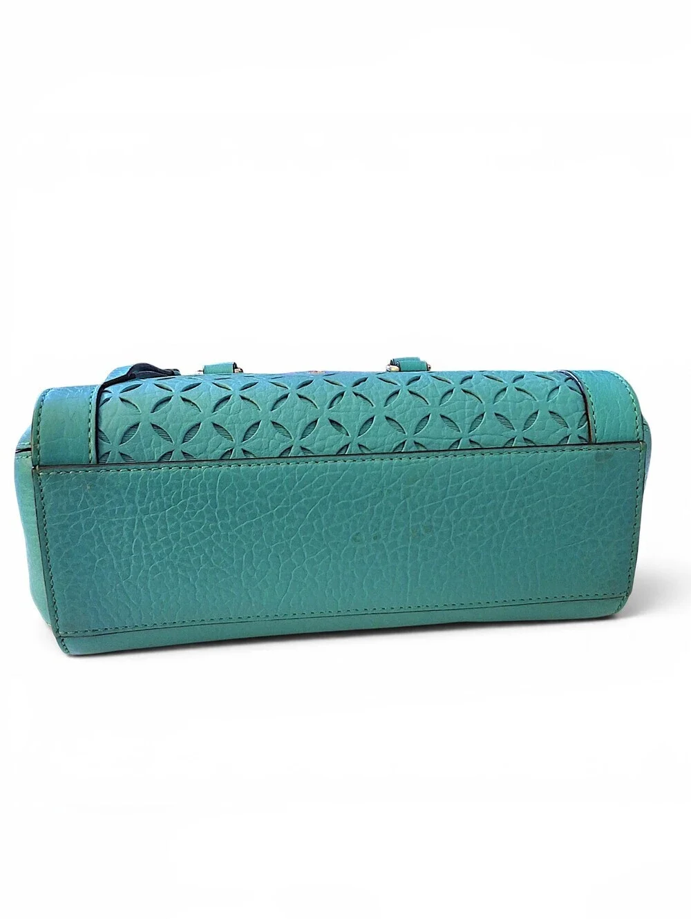 Kate Spade New York Turquoise Pebbled Leather Satchel Crossbody 💙